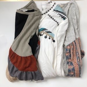 Lots of 3 Boho tops